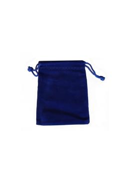 Velour bag blue