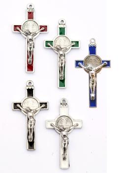 Benedictine cross two-coloured 3.7cm
