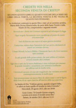 Il Libro della Verità Volume Quarto, vol 4 Italian, Back