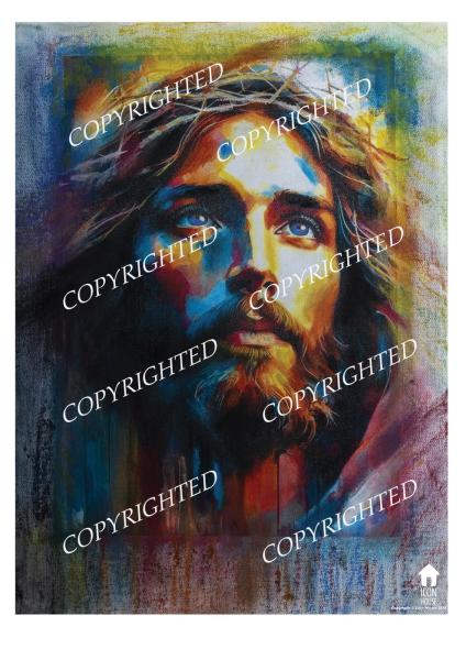 Immagine di Gesù Cristo Din A4 (8.3″ × 11.7″)