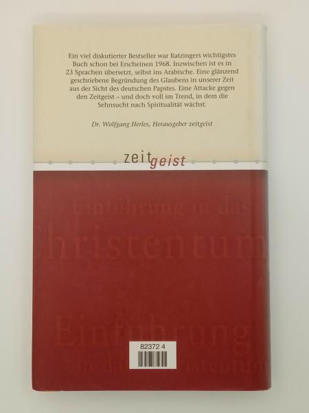 Joseph Ratzinger PAPST BENEDIKT "Einführung in das Christentum"