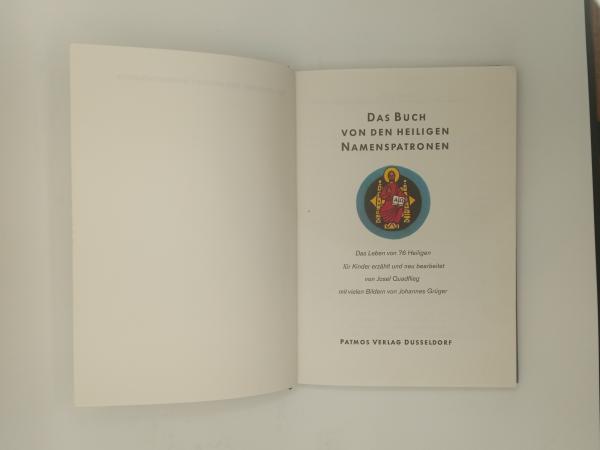 Das Buch v0n den heiligen Namenspatronen Patmos