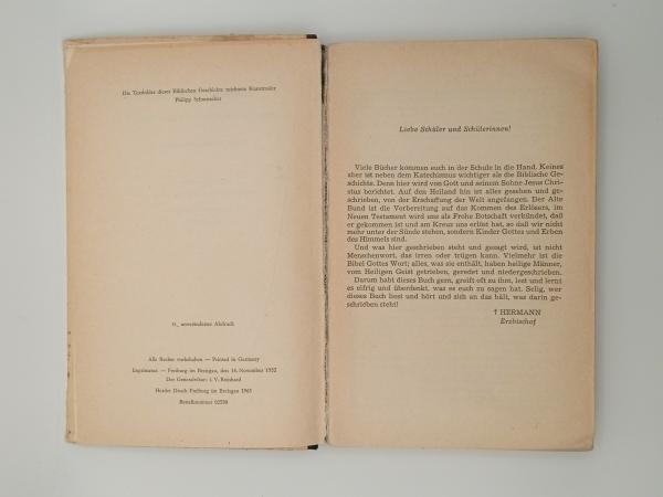 Biblische Geschichte Erzdiözese Freiburg 1963